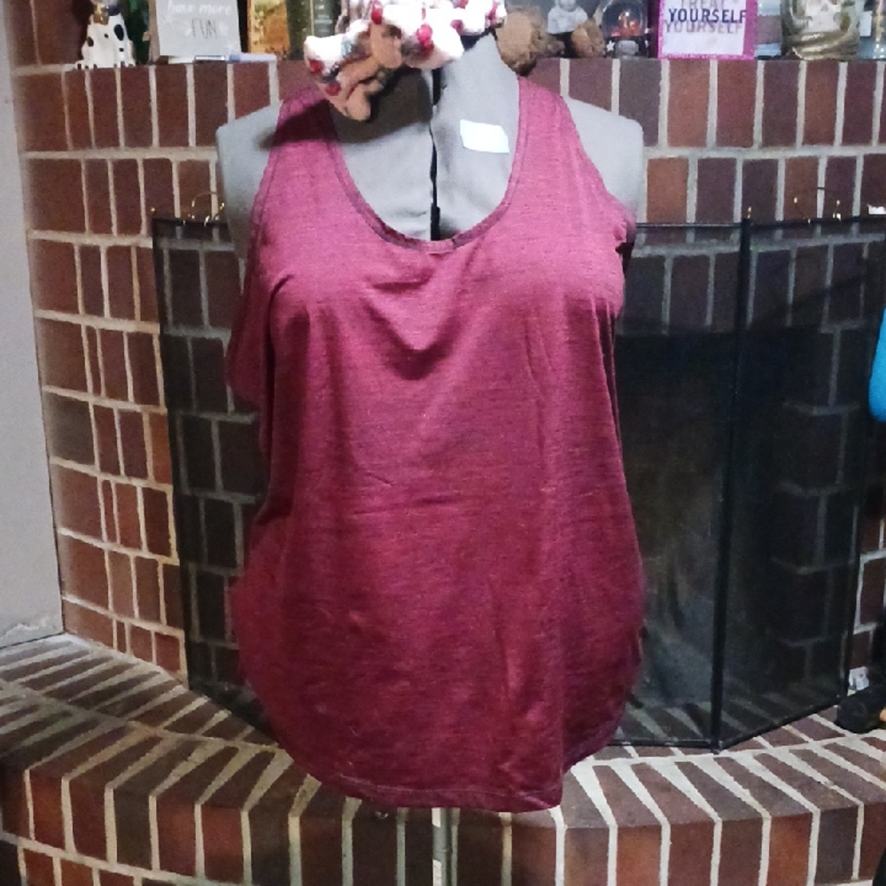 Maurices Burgundy Tank Top